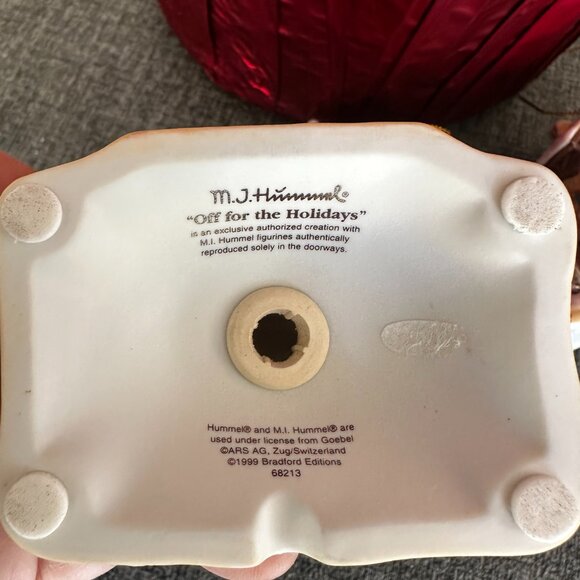 Goebel MJ Hummel Light Up House Christmas Ornaments Set Of 3 Bradford Exchange - Picture 7 of 8